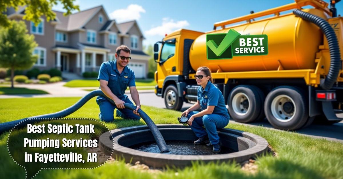 Best Septic Tank Pumping Services in Fayetteville, AR – Reliable & Affordable Options