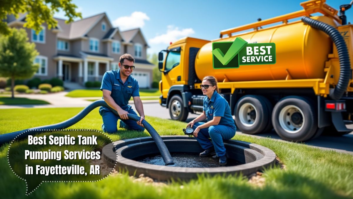 Best Septic Tank Pumping Services in Fayetteville, AR – Reliable & Affordable Options
